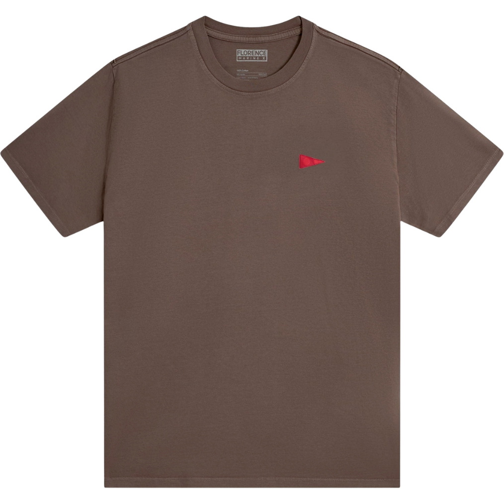 2026 Florence Marine X Mens Burgee T-Shirt FMTS00127 - Pumice